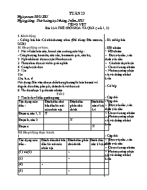 Giáo án lớp 4 - Tuần 23