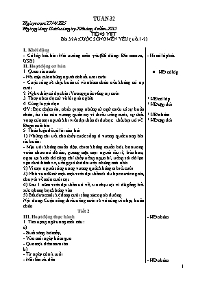 Giáo án lớp 4 - Tuần 32